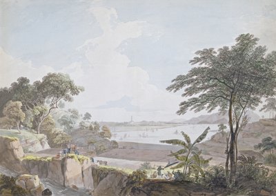 View of the Canton River, Near Whampoa, China by Rev. Edward Thomas Daniell